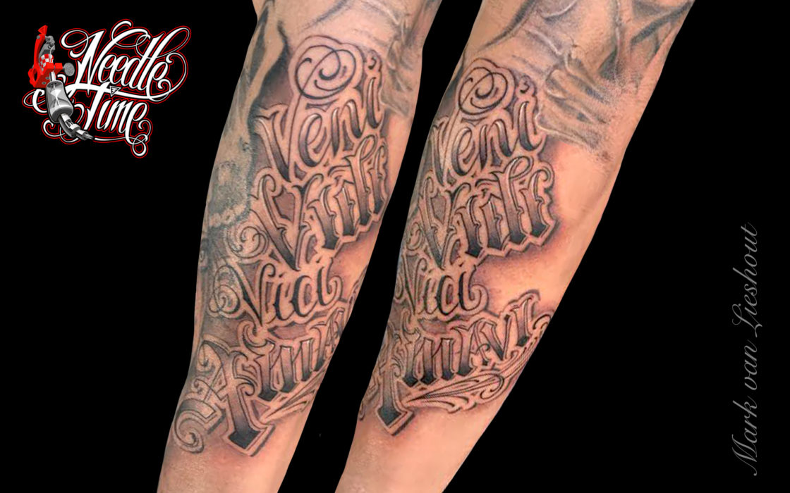 Lettering tattoo